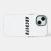 Funny Sassy Classic Minimalist Bold Phone Case iPhone 15ケース (裏面横)