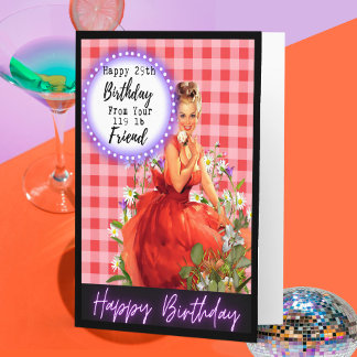 Funny Saying Birthday Card Woman Best Friend Sassy カード