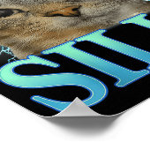 Funny Saying Cat Lover I'm Feeling Silly Cat Meme  ポスター (角)