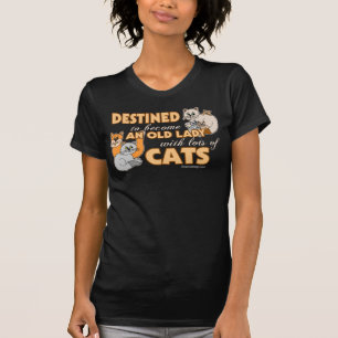 funny Saying Dark未来の熱狂するな猫の女性 Tシャツ