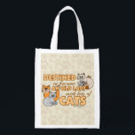 funny Saying Design未来の熱狂するな猫の女性 エコバッグ<br><div class="desc">猫の多くを持つ老婦人になるために予定される-猫好きまたは猫の熱狂者か。 それらの愛らしい猫ちゃんについて言っているおもしろいな猫。 かわいい子猫猫のイメージのグラフィック・デザインを用いる熱狂するな猫の女性および猫の蓄積者の発言/引用文。</div>