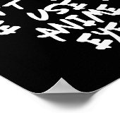 Funny Saying Don't Make Me Use My Anime Eyes Gag W ポスター (角)