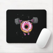 Funny Saying Donut Give Up Gym Weight Lifting Work マウスパッド (マウス)