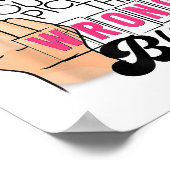 Funny Saying Hey Cancer You Cked The Wrong  ポスター (角)