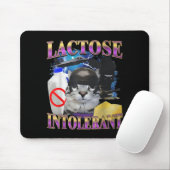 Funny Saying Lactose Intolerant Silly Cat Meme Cat マウスパッド (マウス)