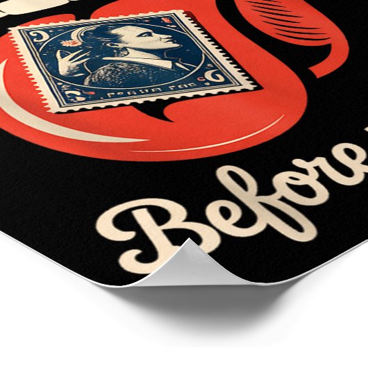 Funny Saying Lick It Before You Stick It Joke Wome ポスター (角)