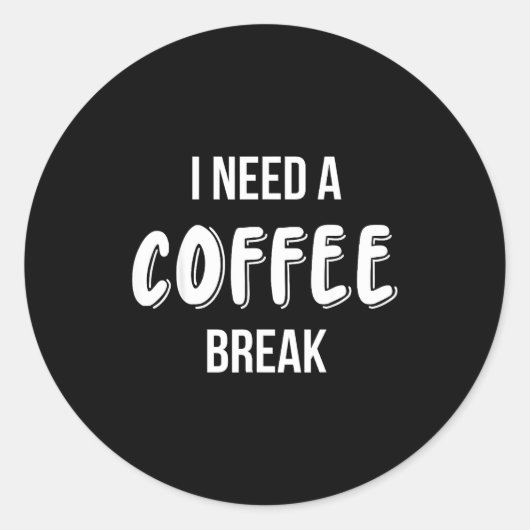 Funny Saying Quote Coffee Women Coffee Lover Coffe ラウンドシール (正面)