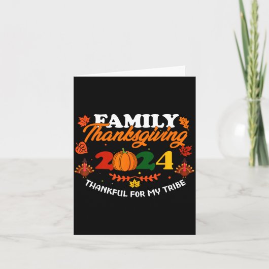 Funny Saying Quote Gift Family Thanksgiving 2024 T カード (正面)