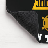 Funny Saying There's A New Sheriff In Town Deputy  マウスパッド (コーナー)