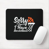 Funny Sayings Sorry I Can't I Have Sketll Design マウスパッド (マウス)
