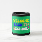 Funny School Mug - Mask to School 2025 マグカップ (中央)