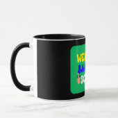 Funny School Mug - Mask to School 2025 マグカップ (左)