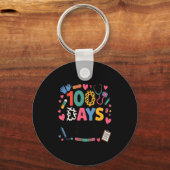 Funny School Nurse 100 Days Patching Tiny Humans I キーホルダー (正面)