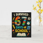 Funny School Six Seven Meme Student Teacher Joke 6 カード (黄色い花)