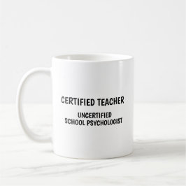 Funny School Teacher Life コーヒーマグカップ