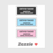 Funny School Teacher Life  シール (シート)