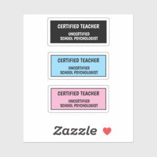 Funny School Teacher Life  シール