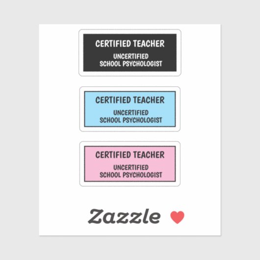 Funny School Teacher Life  シール (シート)