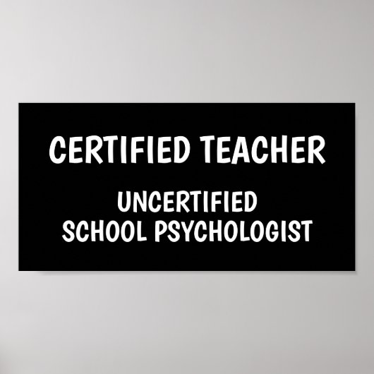 Funny School Teacher Life ポスター (正面)