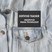 Funny School Teacher Life 缶バッジ (インサイチュ)