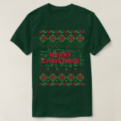 Funny Science & Biology Ugly Sweater Christmas 737 Tシャツ (デザイン正面)