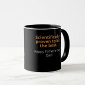 Funny Science Periodic Table Father of the Year マグカップ (正面右)