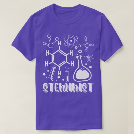 Funny Science Steminist Stem Technology Teacher Pr Tシャツ (デザイン正面)