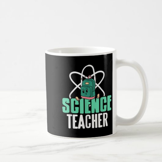 Funny Science Teacher Backpack School Humor コーヒーマグカップ (右)