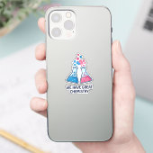 Funny Science We Have Great Chemistry Valentine シール (スマートフォン)