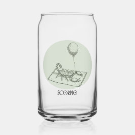 Funny Scorpio Zodiac Birthday Holiday ガラス缶