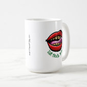 Funny Scramble Golf Dad Talk Birdie To Me Skulls コーヒーマグカップ (正面右)