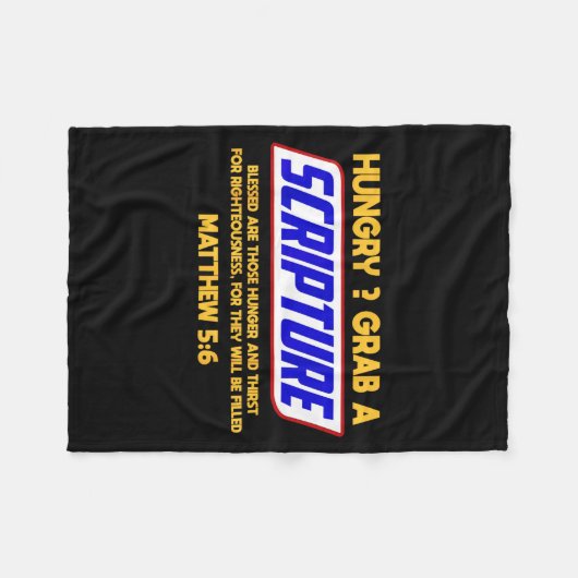 Funny Scripture , Bible Verse, Famous Scriptures, フリースブランケット (正面(横))