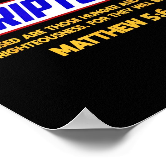 Funny Scripture , Bible Verse, Famous Scriptures,  ポスター (角)