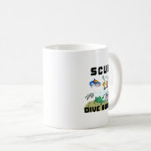 Funny Scuba Dive Buddy コーヒーマグカップ (正面右)