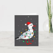 Funny Seagull Bird Christmas Animal Lover カード (正面)