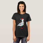 Funny Seagull Bird Christmas Animal Lover  Tシャツ (正面フル)