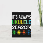 Funny Season Ukulele  カード (正面)