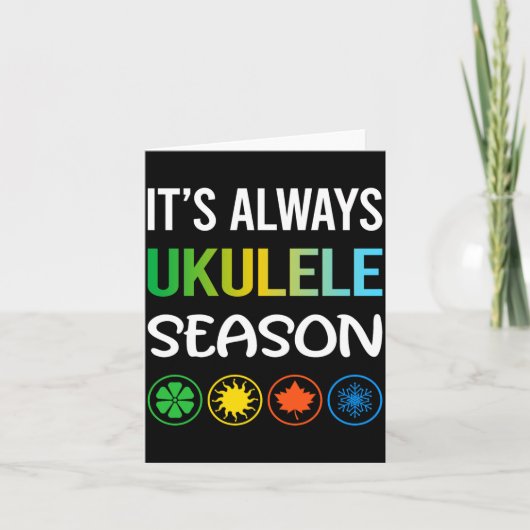 Funny Season Ukulele  カード (正面)