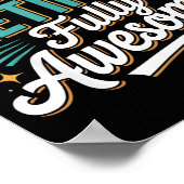 Funny Semi Retired Designs For Fully Awesome Retir ポスター (角)