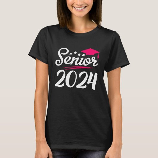 Funny Senior 2024 Graduation Class of 2024 Girls T Tシャツ (正面)