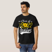 Funny Senior Class Of 2022 22 Sunflower Graduation Tシャツ (正面フル)