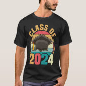 Funny Senior Class Of 2024 Retro Graduation 2024 Tシャツ (正面)
