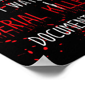 Funny Serial Killer True Crime Junkie Murder Myste ポスター (角)