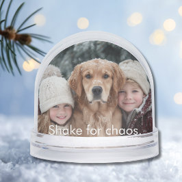 Funny Shake For Chaos Kids Dog Photo Personalized 