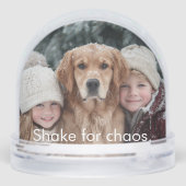 Funny Shake For Chaos Kids Dog Photo Personalized  (裏面)
