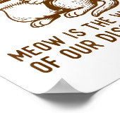 Funny Shakespeare Quote Cat Shakespurr  ポスター (角)