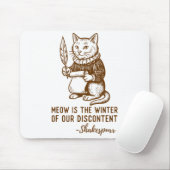 Funny Shakespeare Quote Cat Shakespurr  マウスパッド (マウス)