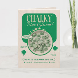 Funny Shamrock Clover Card – For Him カード