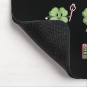 Funny Shamrock Speech Therapy St Patrick's Day Slp マウスパッド (コーナー)