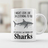 Funny Shark Coffee Mug Gift For Shark Lovers コーヒーマグカップ